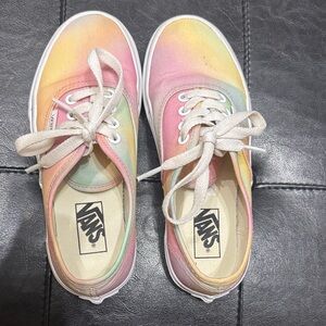 Vans Multicolor Tie-Dye Canvas Shoes